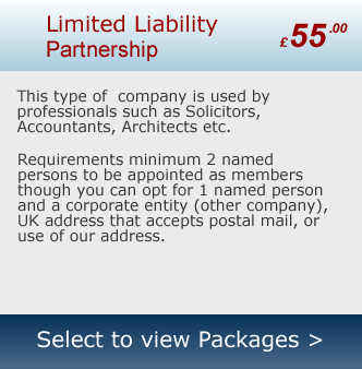 Company Formation - Limited Liability Partnership